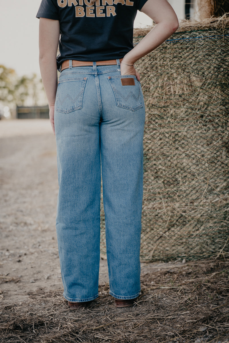 'Maise' Wrangler High Rise Loose Straight Leg (30" Length, Sizes 24-33)