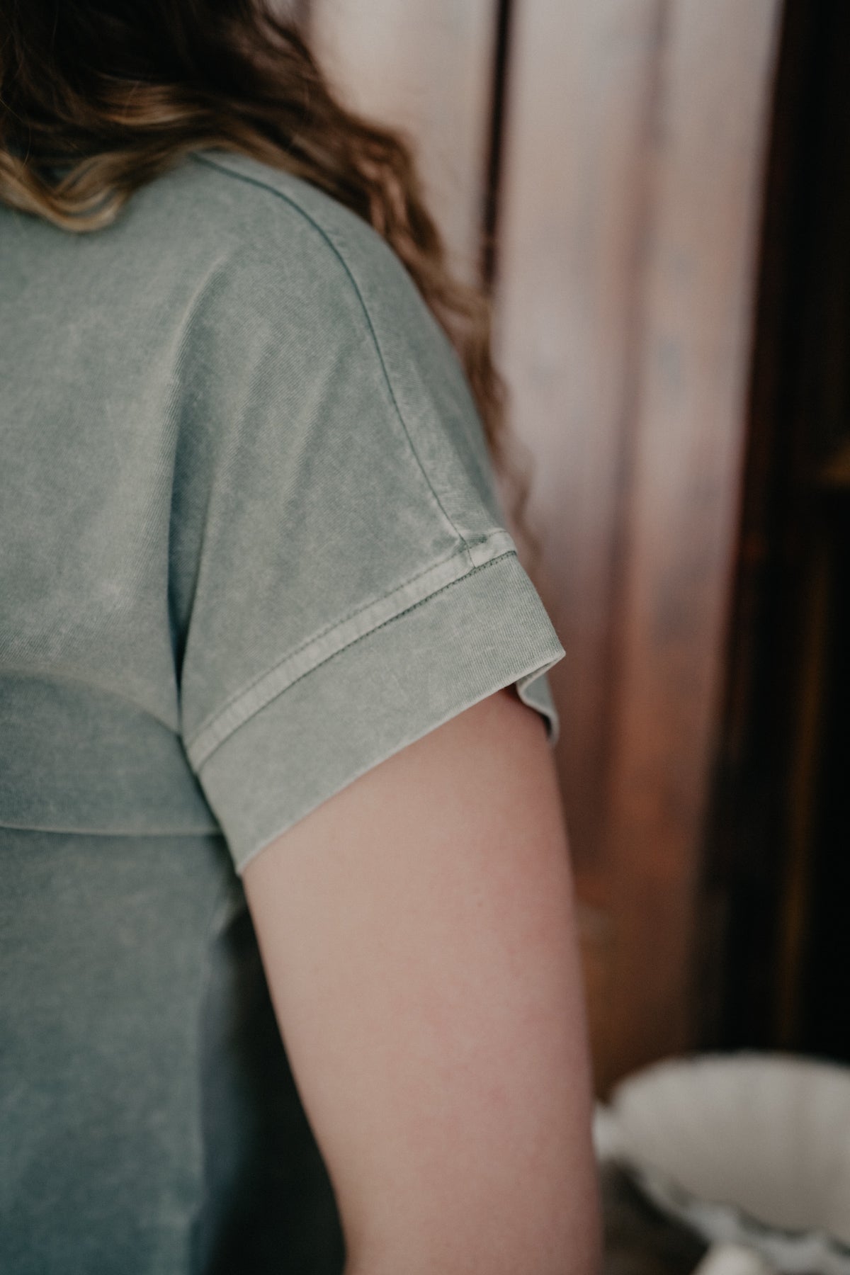 'Fallon' Washed Short Sleeve Boxy Knit Top {Two Colours} (S-L)