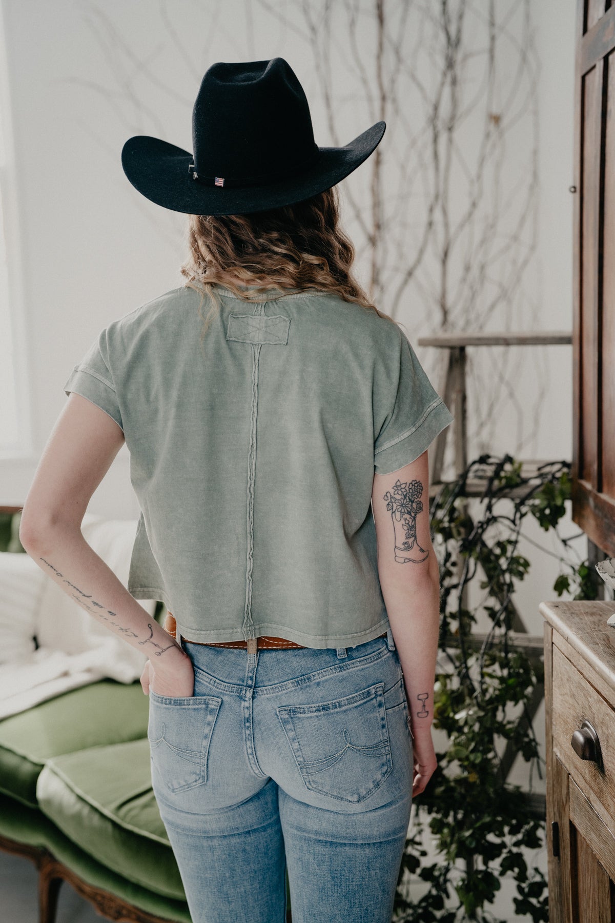 'Fallon' Washed Short Sleeve Boxy Knit Top {Two Colours} (S-L)