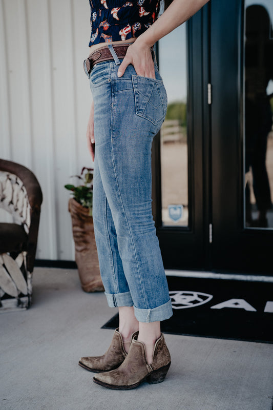 'Silvie' Ariat Perfect Rise Straight Cropped Jeans (24-34)