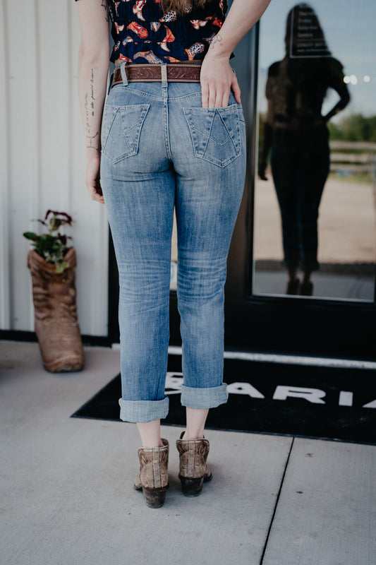 'Silvie' Ariat Perfect Rise Straight Cropped Jeans (24-34)