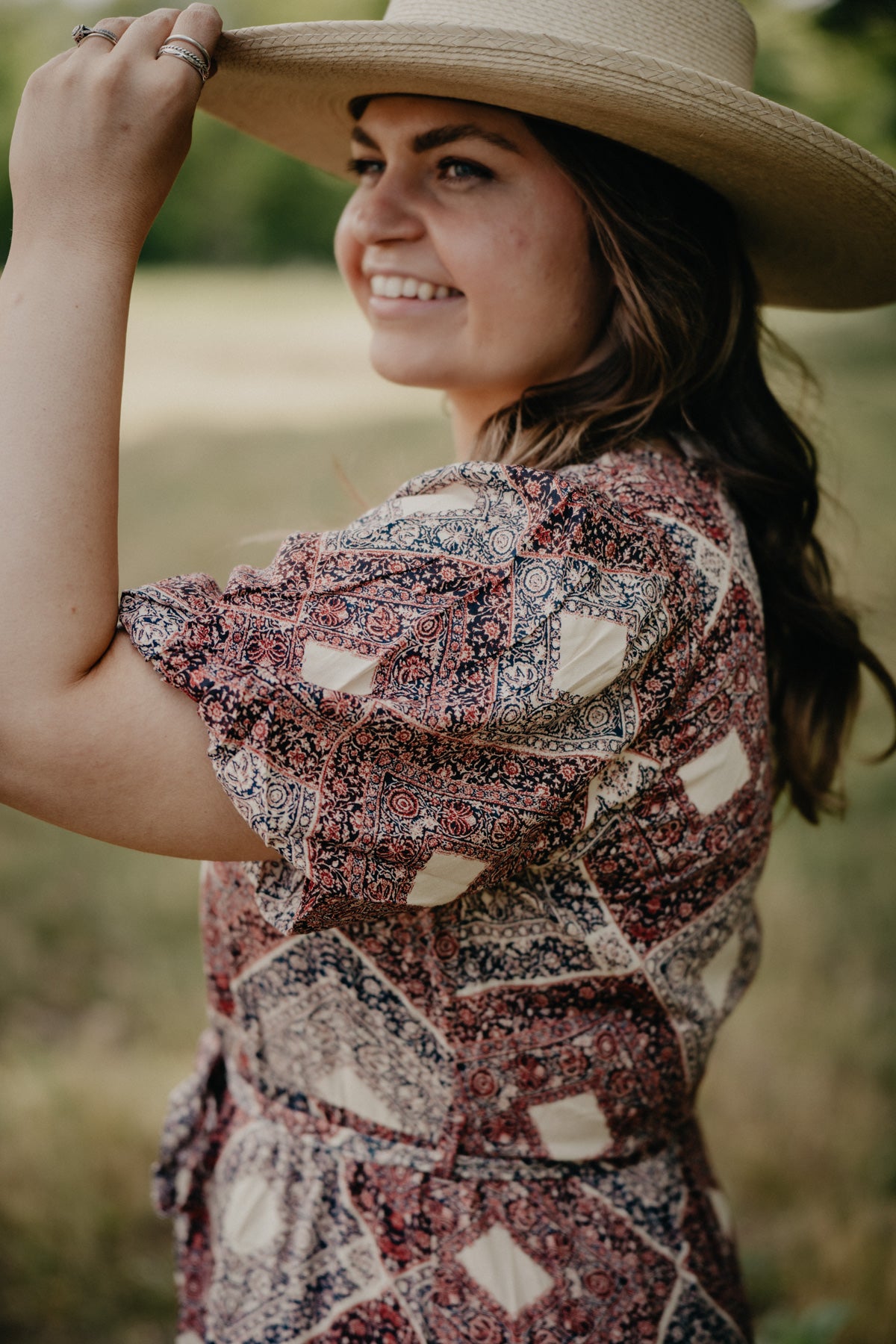 'Logan' Medallion Print Dress  (S Only)