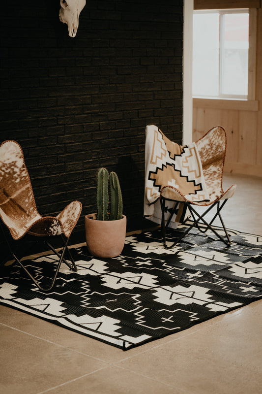 6x9' Outdoor Reversable Ranch Rug by Western Grande (Two Colours)