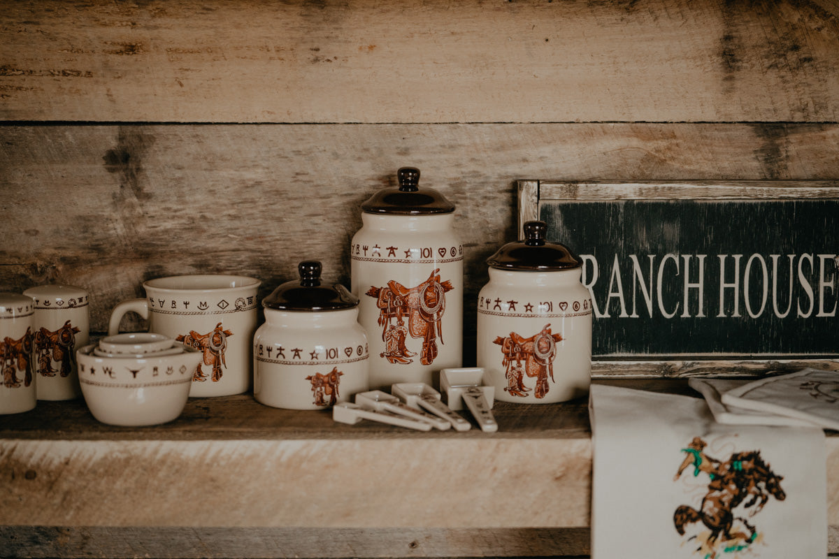 'Boots & Saddle' Canister Set 2 options