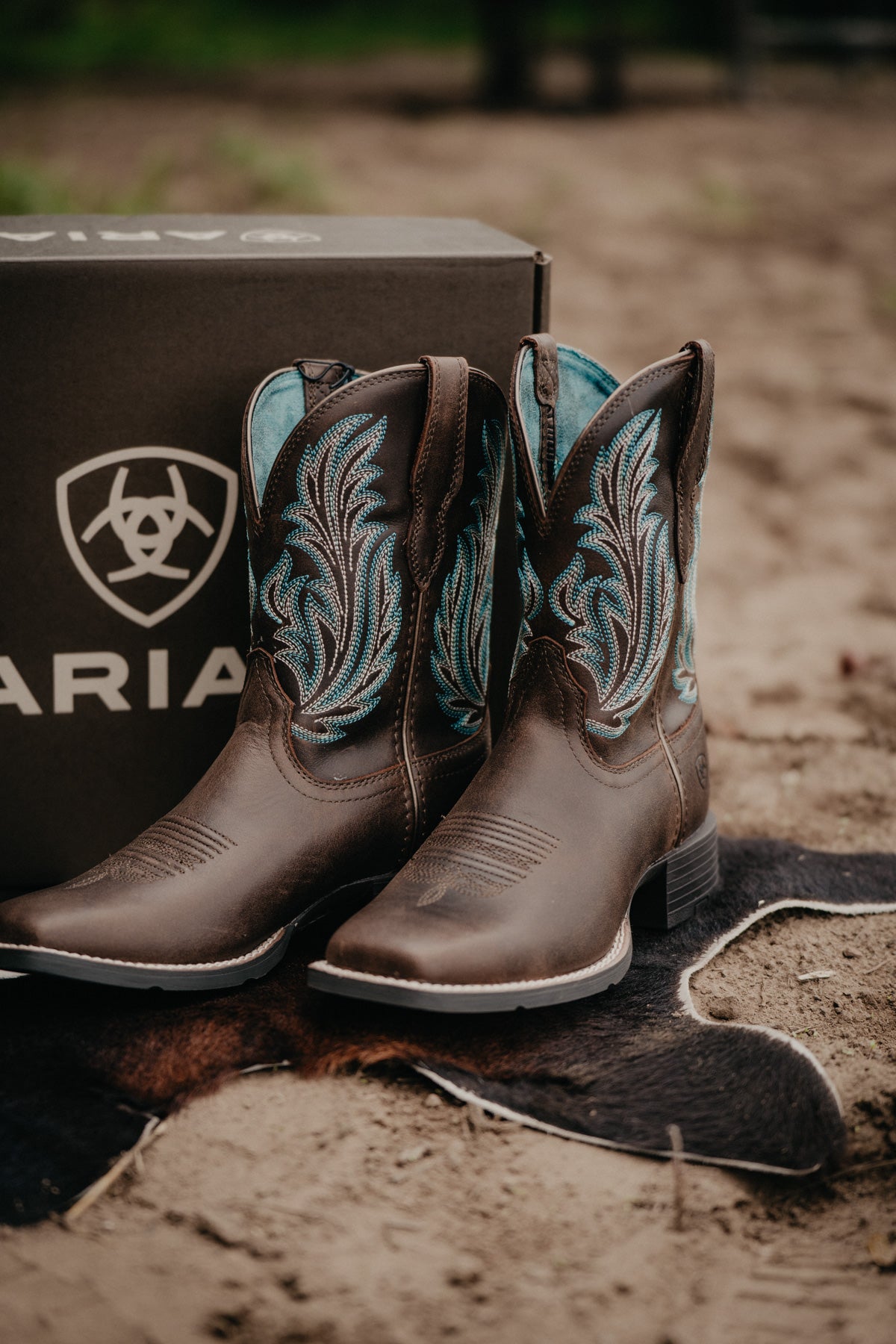 'Round Up Filly' Women's Boots in Dark Cocoa by Ariat