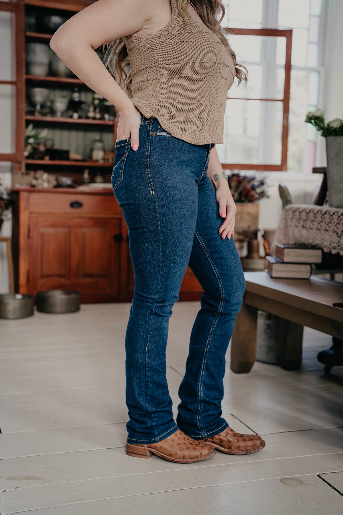 'Keri' Women's High Rise Slim Bootcut Jean by CINCH (24-34)