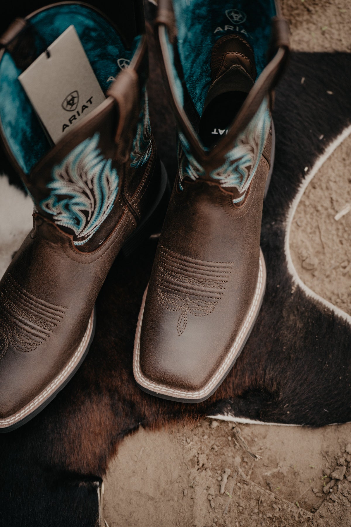 'Round Up Filly' Women's Boots in Dark Cocoa by Ariat