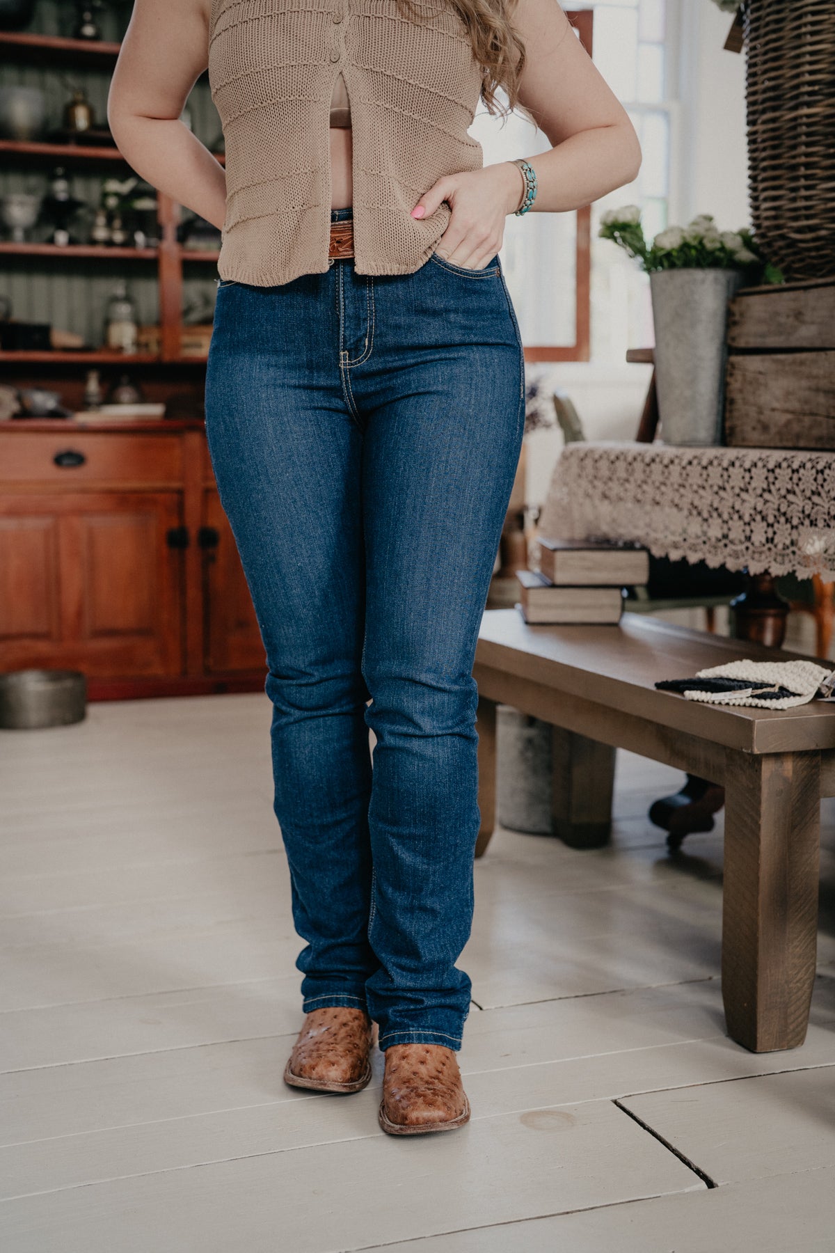 'Keri' Women's High Rise Slim Bootcut Jean by CINCH (24-34)