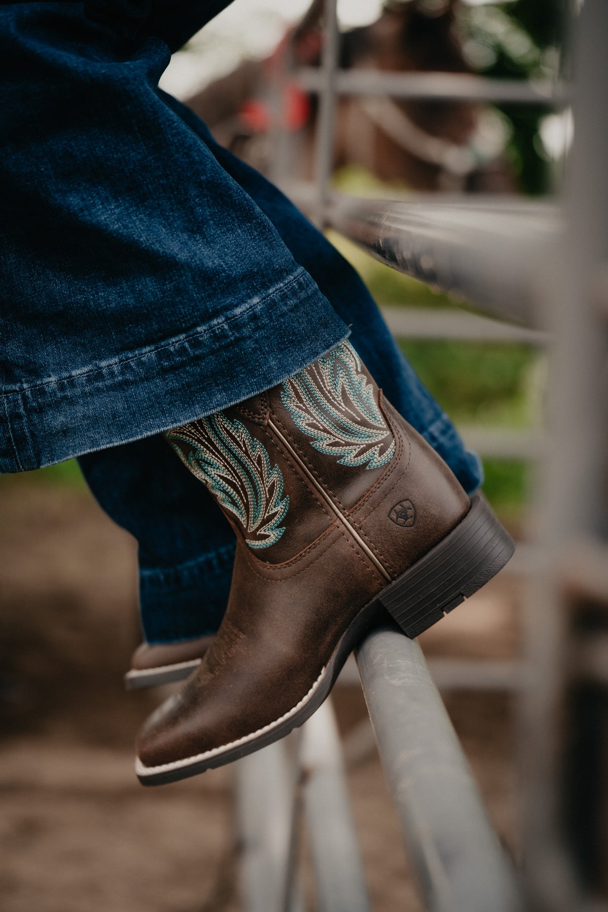 'Round Up Filly' Women's Boots in Dark Cocoa by Ariat