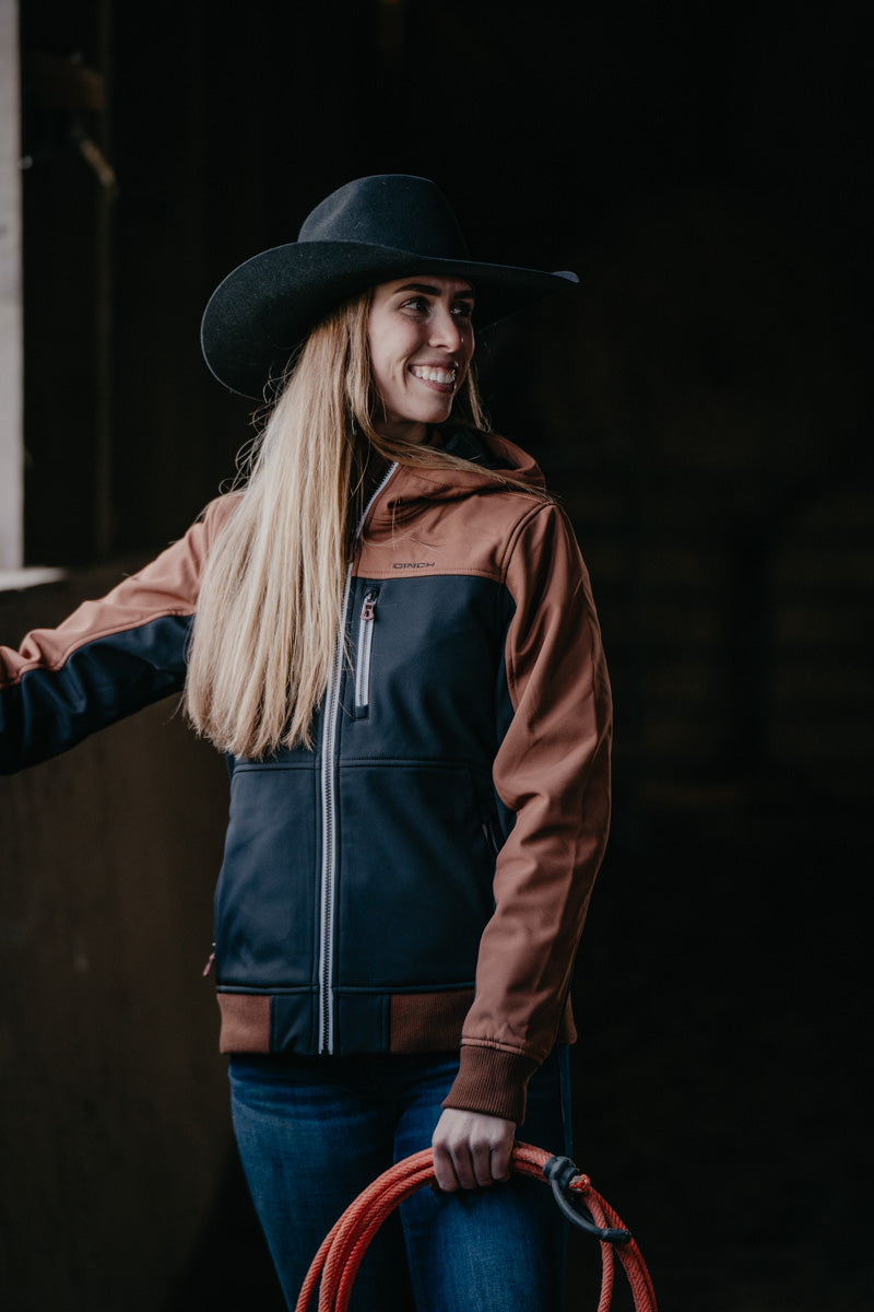 'Brandi' CINCH Women's Bonded Hooded Jacket (XS-XXL/ Two Colours)