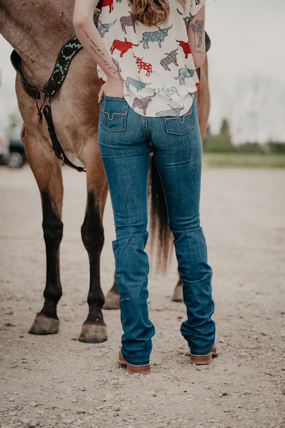 Betty 17 Premium Perfect Rise Straight Leg Jean by Kimes Ranch