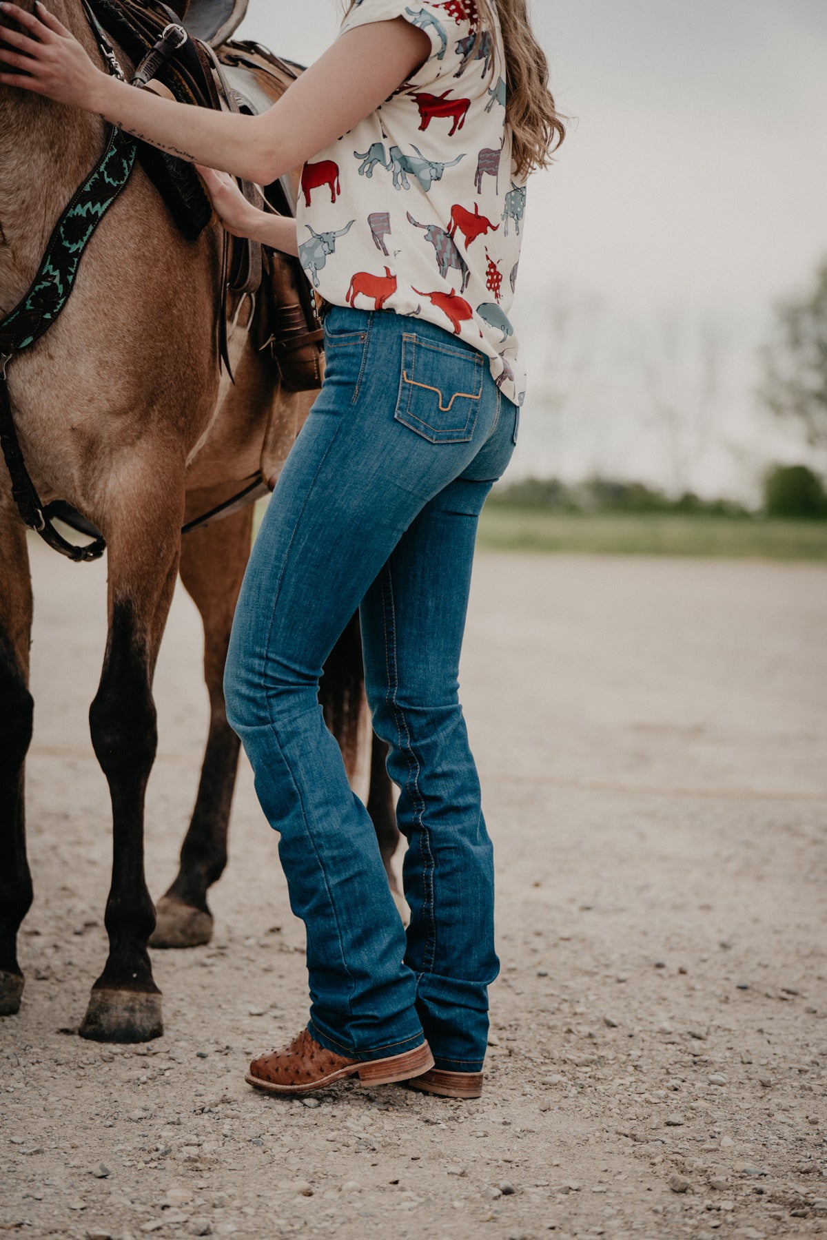Betty 17 Premium Perfect Rise Straight Leg Jean by Kimes Ranch