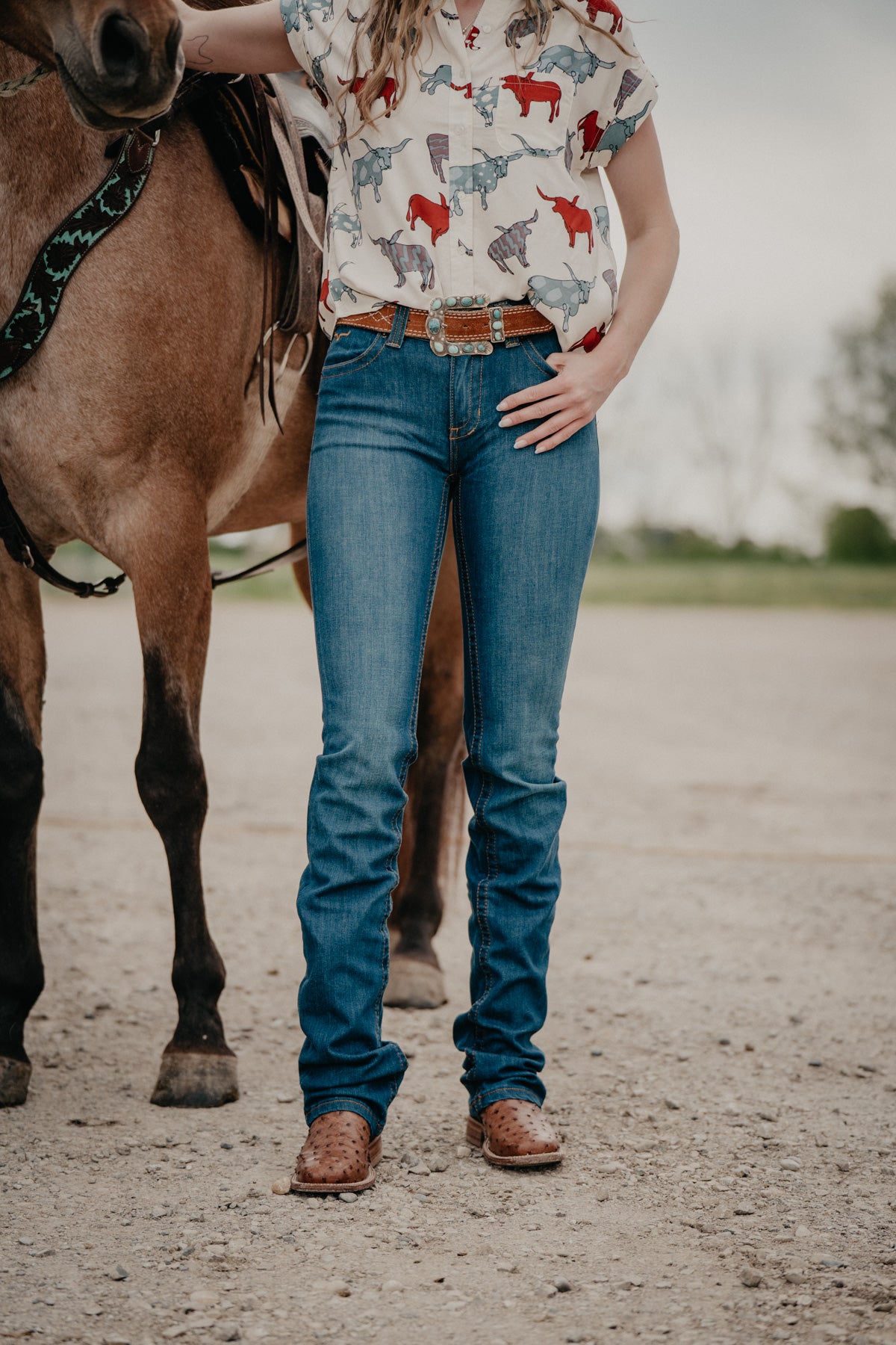 Betty 17 Premium Perfect Rise Straight Leg Jean by Kimes Ranch