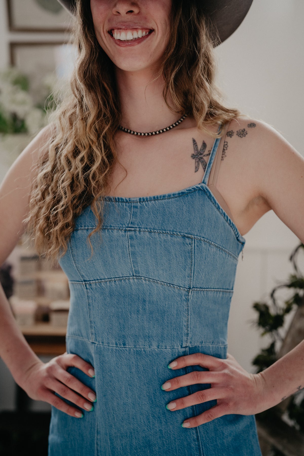 'Wendi' Wrangler Women's Denim Maxi Dress (S-XXL)