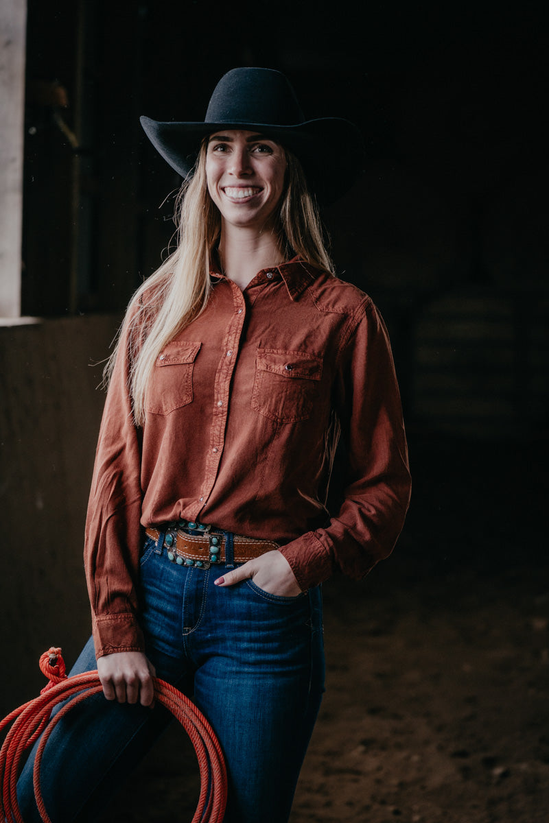 'Clover' Brushed Rayon Solid (S-XL)