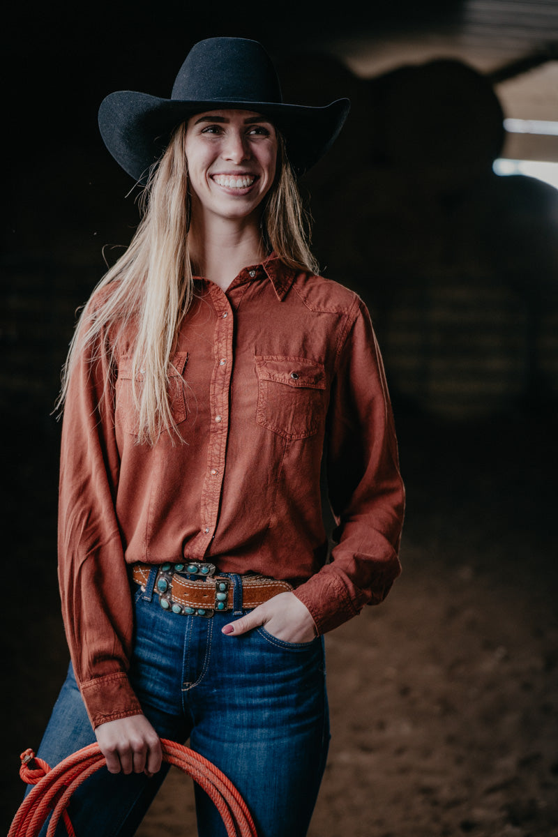 'Clover' Brushed Rayon Solid (S-XL)