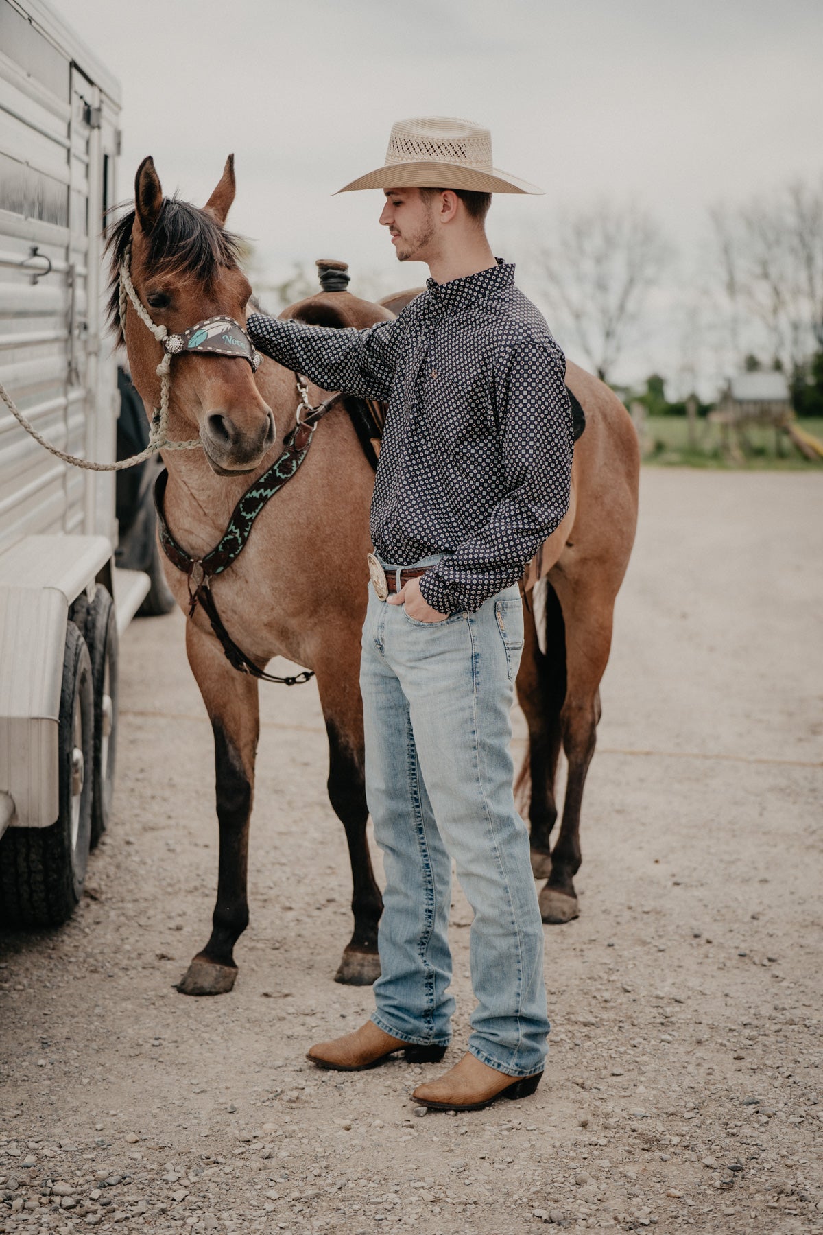 'Nate' Mens CINCH Arenaflex Navy (M-XXL)