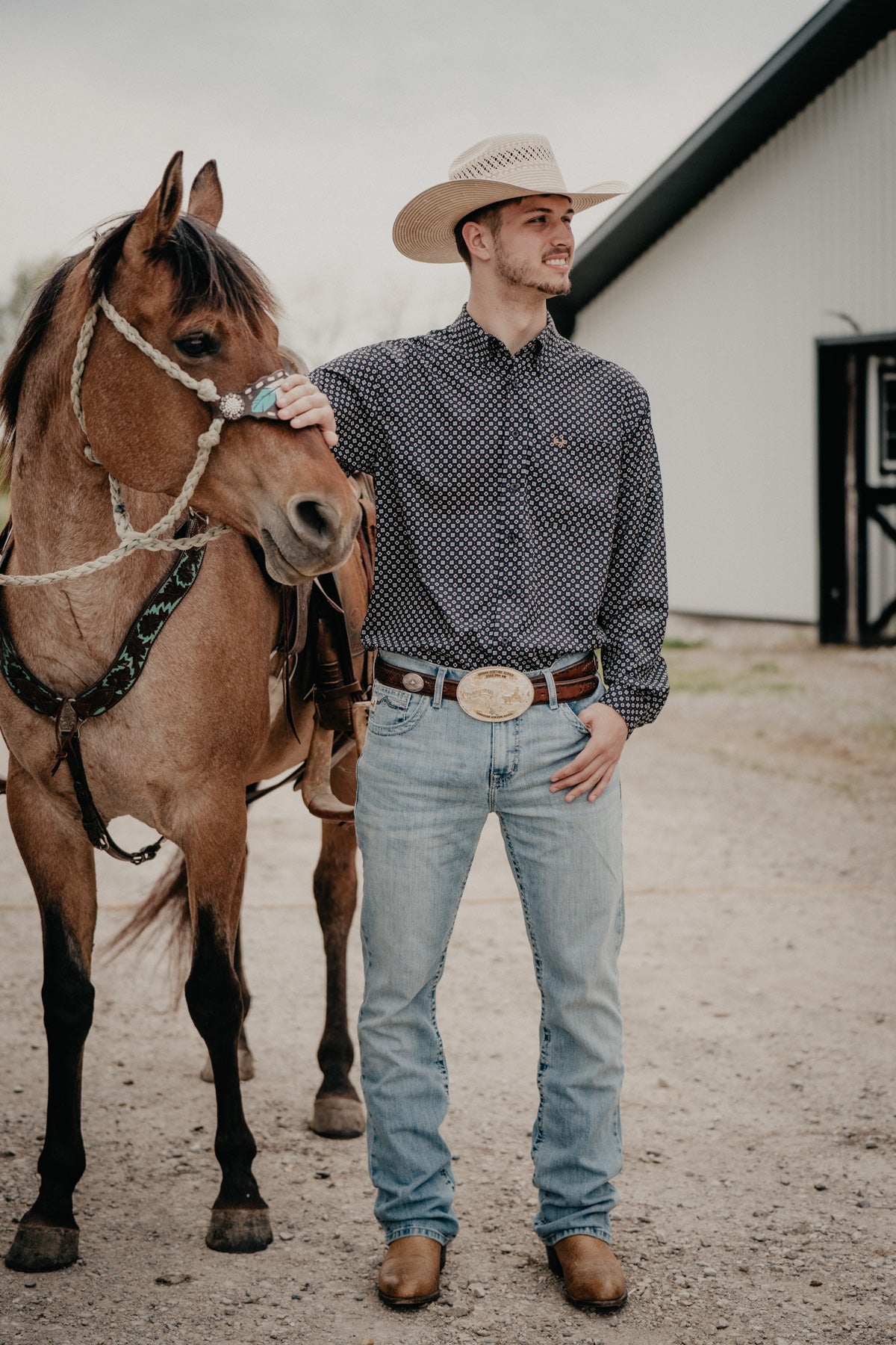 'Nate' Mens CINCH Arenaflex Navy (M-XXL)