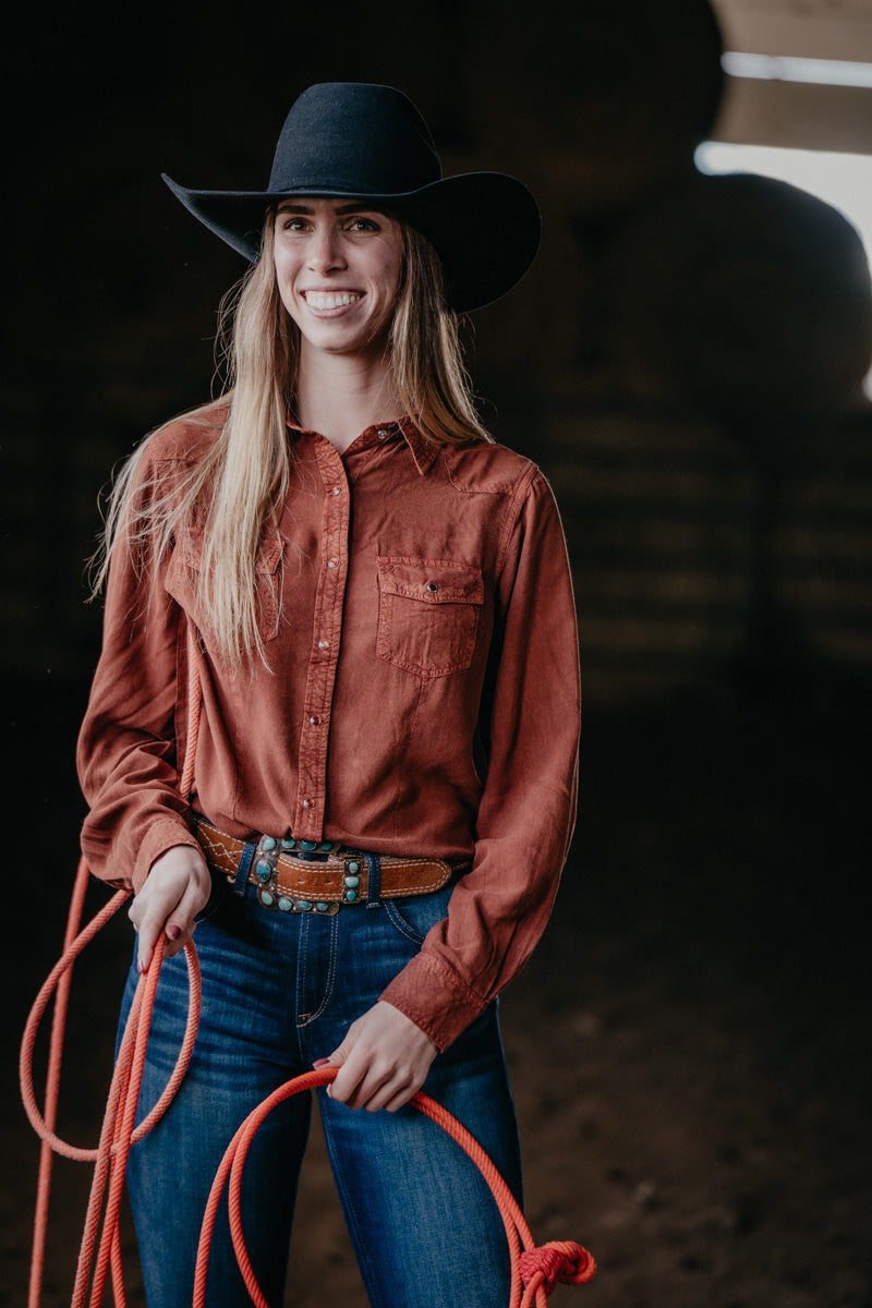 'Clover' Brushed Rayon Solid (S-XL)