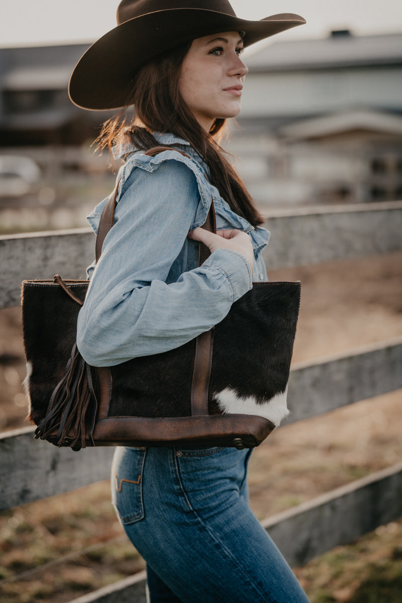 'Cheyenne' Cowhide Tote by STS Ranchwear
