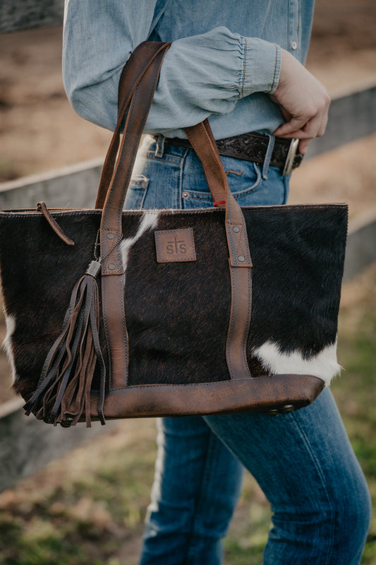 'Cheyenne' Cowhide Tote by STS Ranchwear