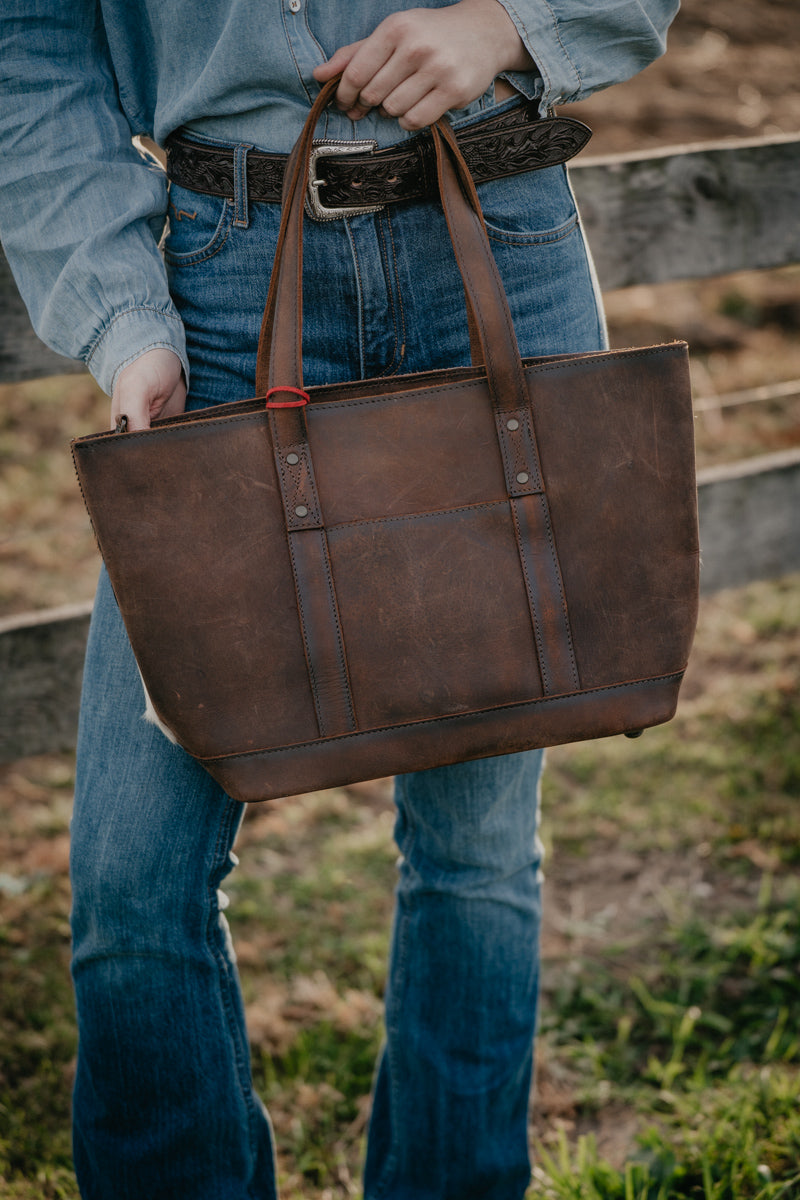 'Cheyenne' Cowhide Tote by STS Ranchwear