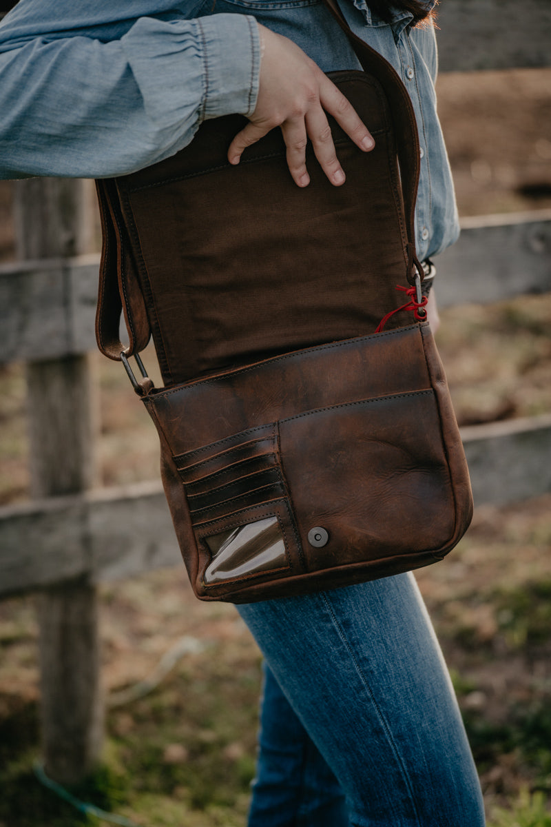 'Della' Cowhide Crossbody by STS Ranchwear