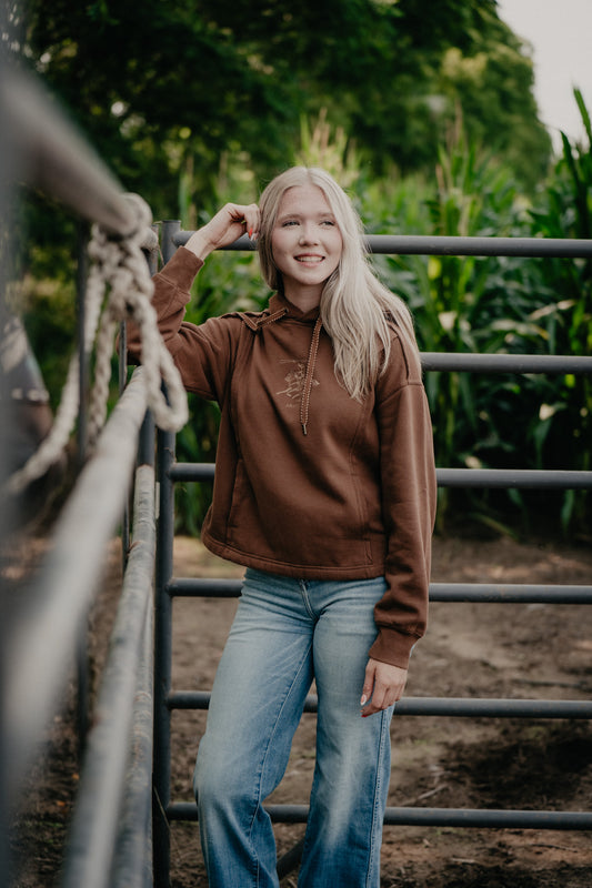'Daydreamer' Women's Chocolate Brown Ariat Hoodie