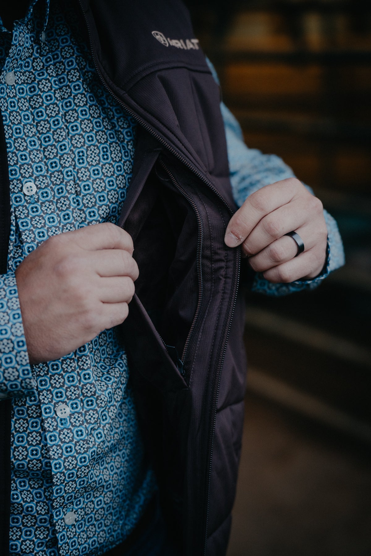 'Leroy' Men's Chocolate Brown Crius Insulated Vest (S,M, XXL ONLY)