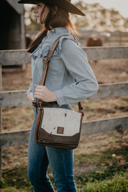 'Della' Cowhide Crossbody by STS Ranchwear