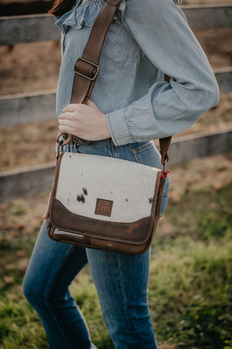 'Della' Cowhide Crossbody by STS Ranchwear