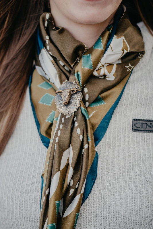 German Silver Wild Rag Slide (3 Options)