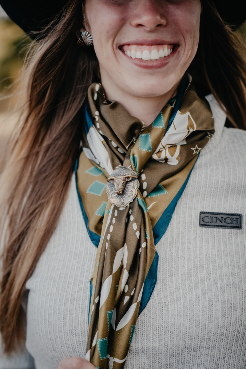 German Silver Wild Rag Slide (3 Options)