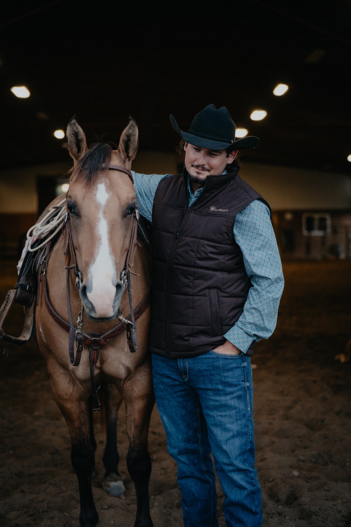 'Leroy' Men's Chocolate Brown Crius Insulated Vest (S,M, XXL ONLY)