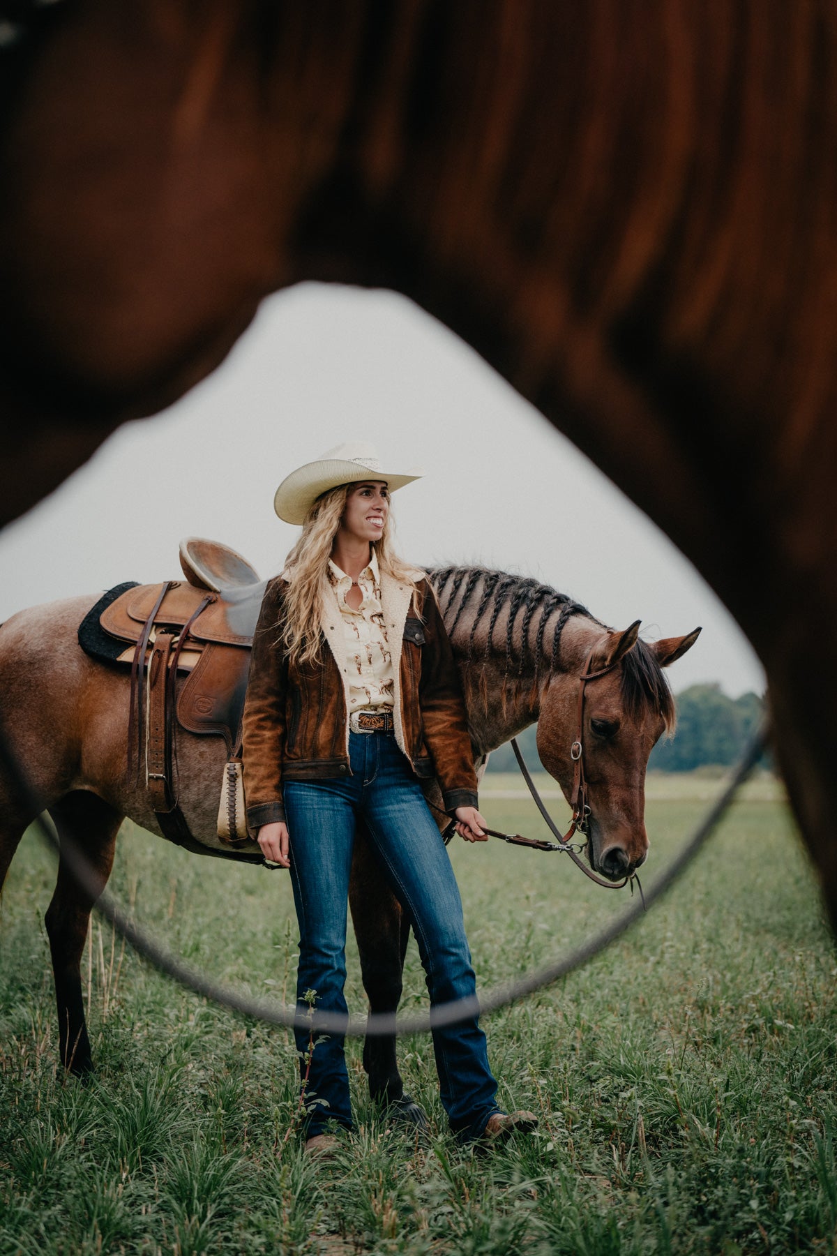 Women's 'Cash Money' Sherpa Lined Jacket by STS Ranchwear (L Only)