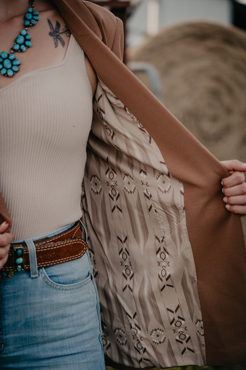 'Trailblazer' Toasted Coconut Women's Ariat Blazer (XS-XXL)