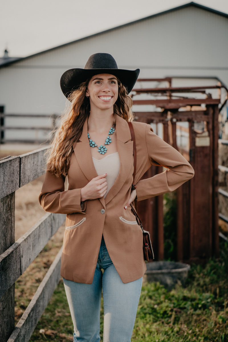 'Trailblazer' Toasted Coconut Women's Ariat Blazer (XS-XXL)