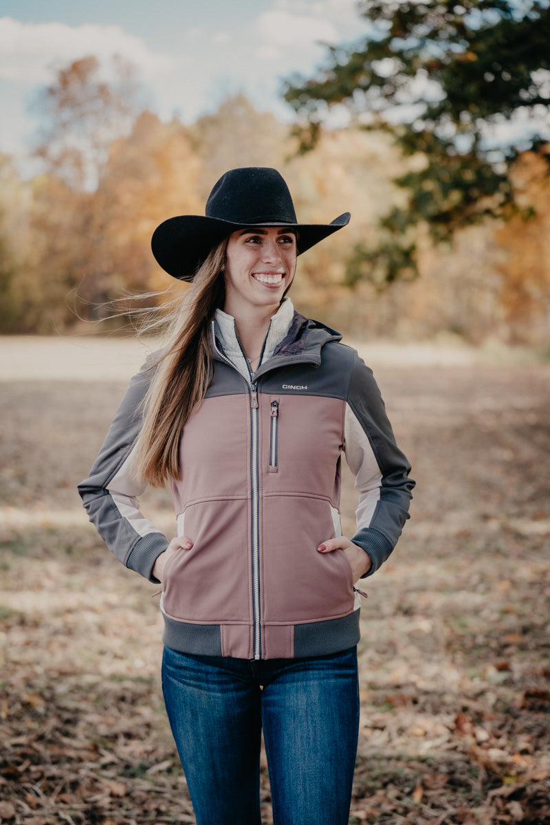 'Brandi' CINCH Women's Bonded Hooded Jacket (XS-XXL/ Two Colours)