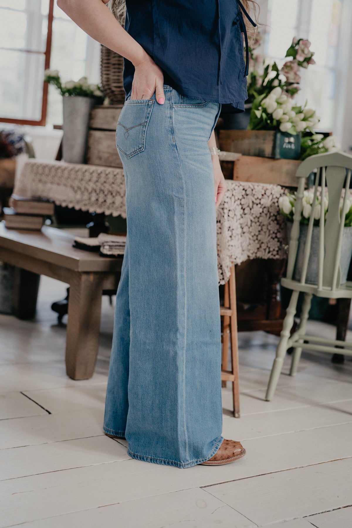 'Calamity' Ultra High Rise Comfort Wide Leg by Ariat (24-34)