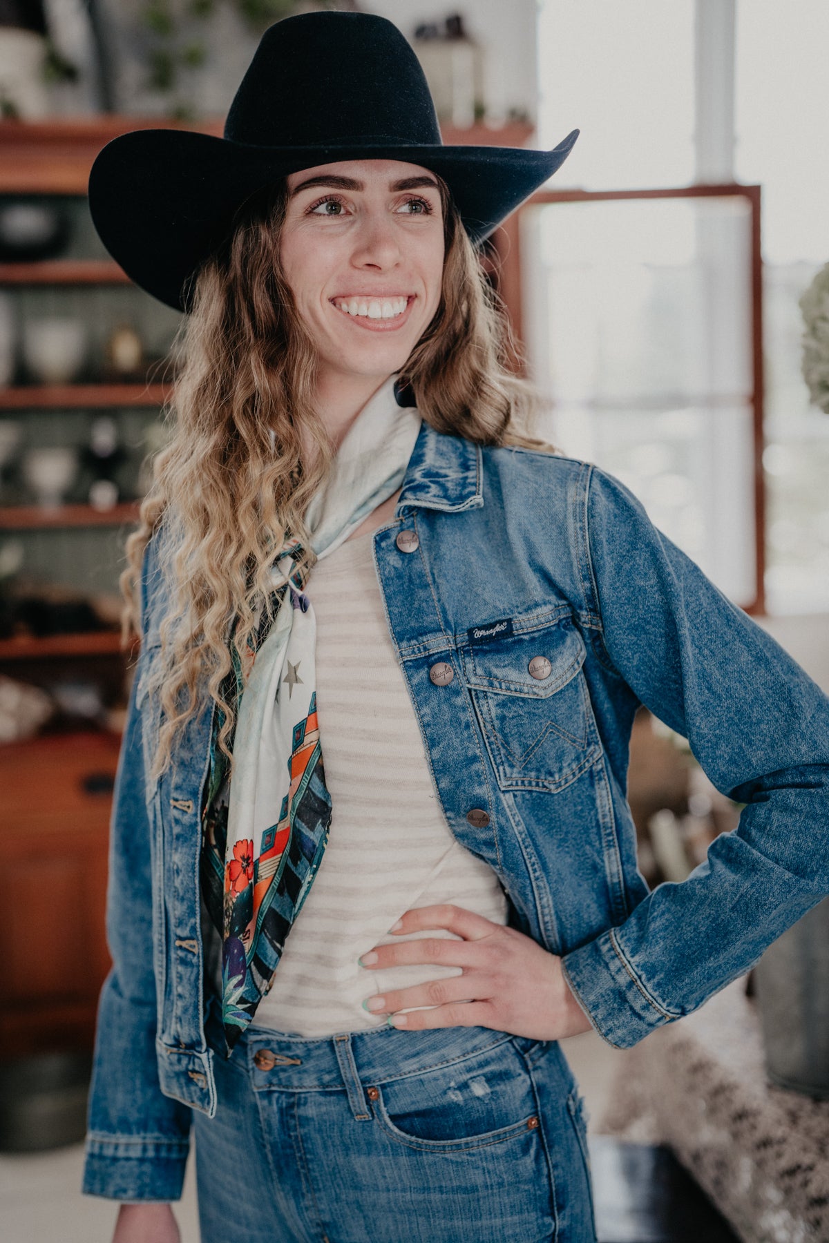 'Wendie' Wrangler Women's Unlined Denim Jacket (S - XXL)