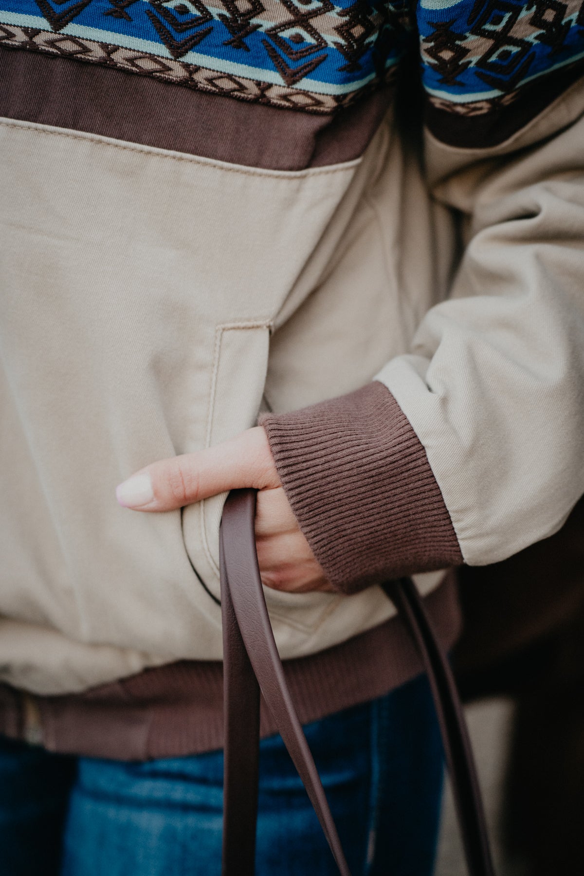 'Devon' Men's Wrangler Checotah Bomber Jacket (S-XXL)