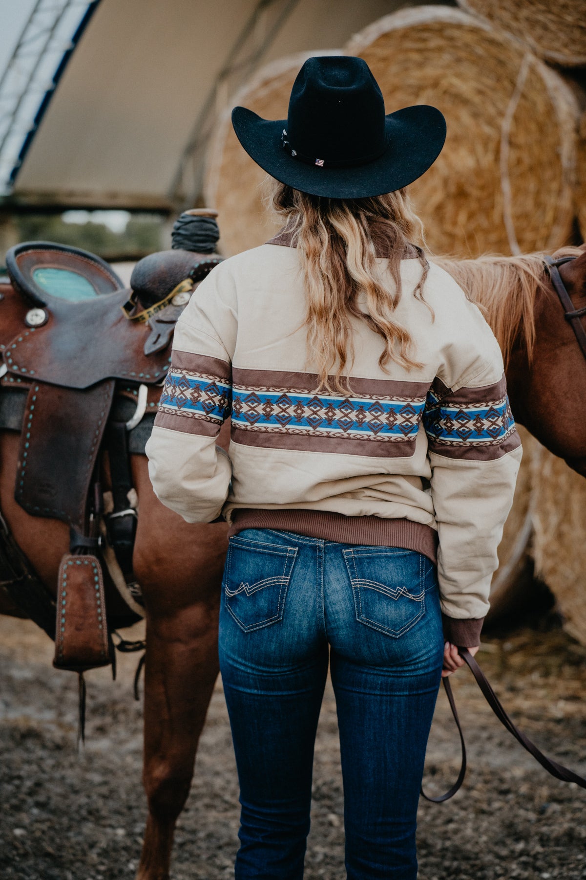 'Devon' Men's Wrangler Checotah Bomber Jacket (S-XXL)