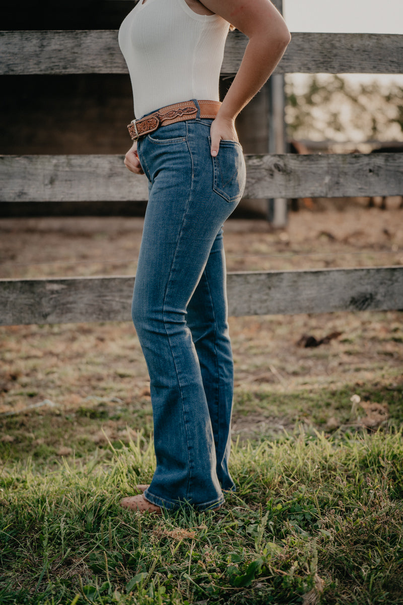 'Lily' Bespoke Flare Jean by Wrangler (25-35)