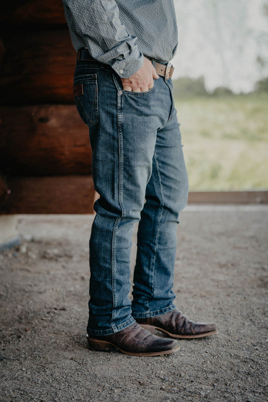 'Jedd' Men's Retro Wrangler Slim Straight Leg Jeans