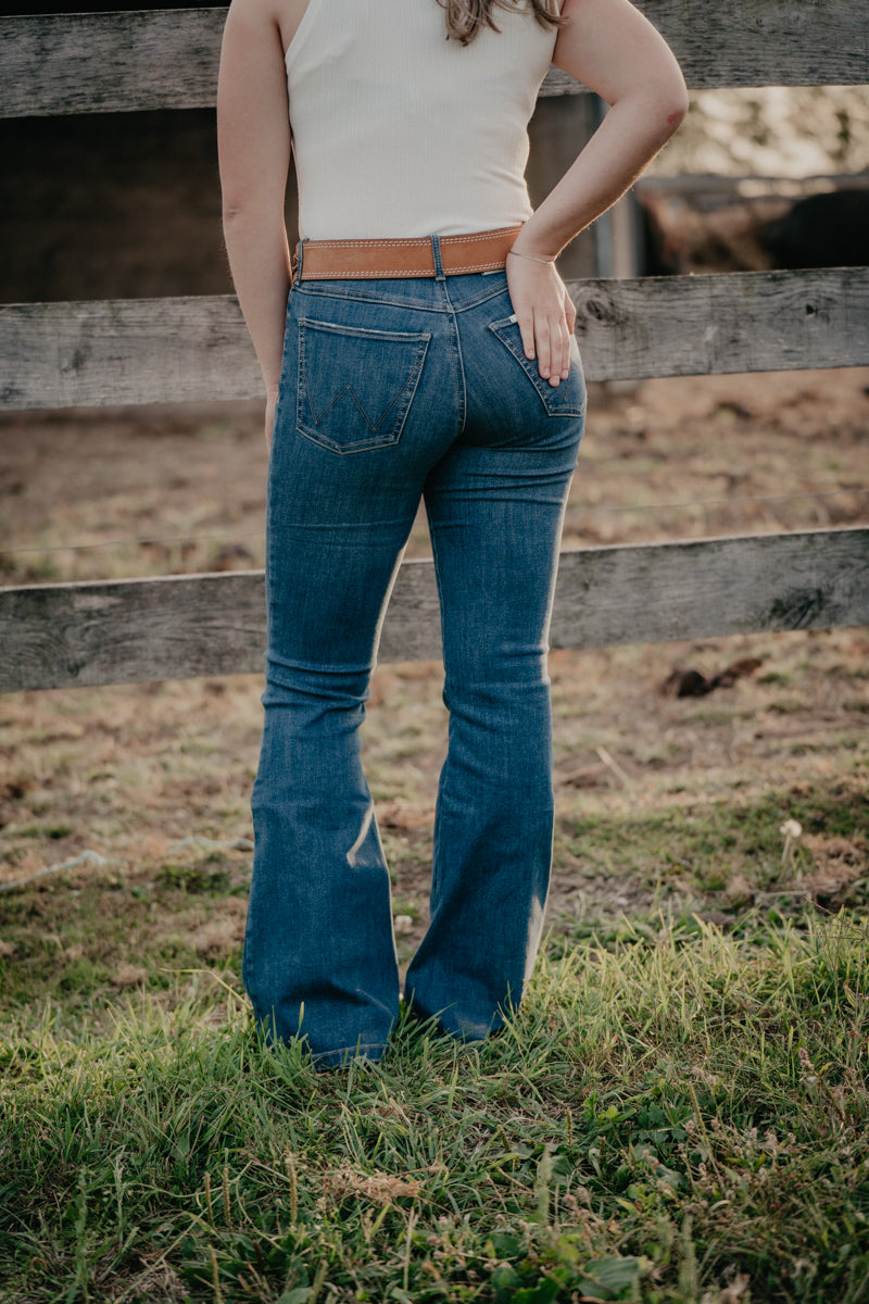 'Lily' Bespoke Flare Jean by Wrangler (25-35)