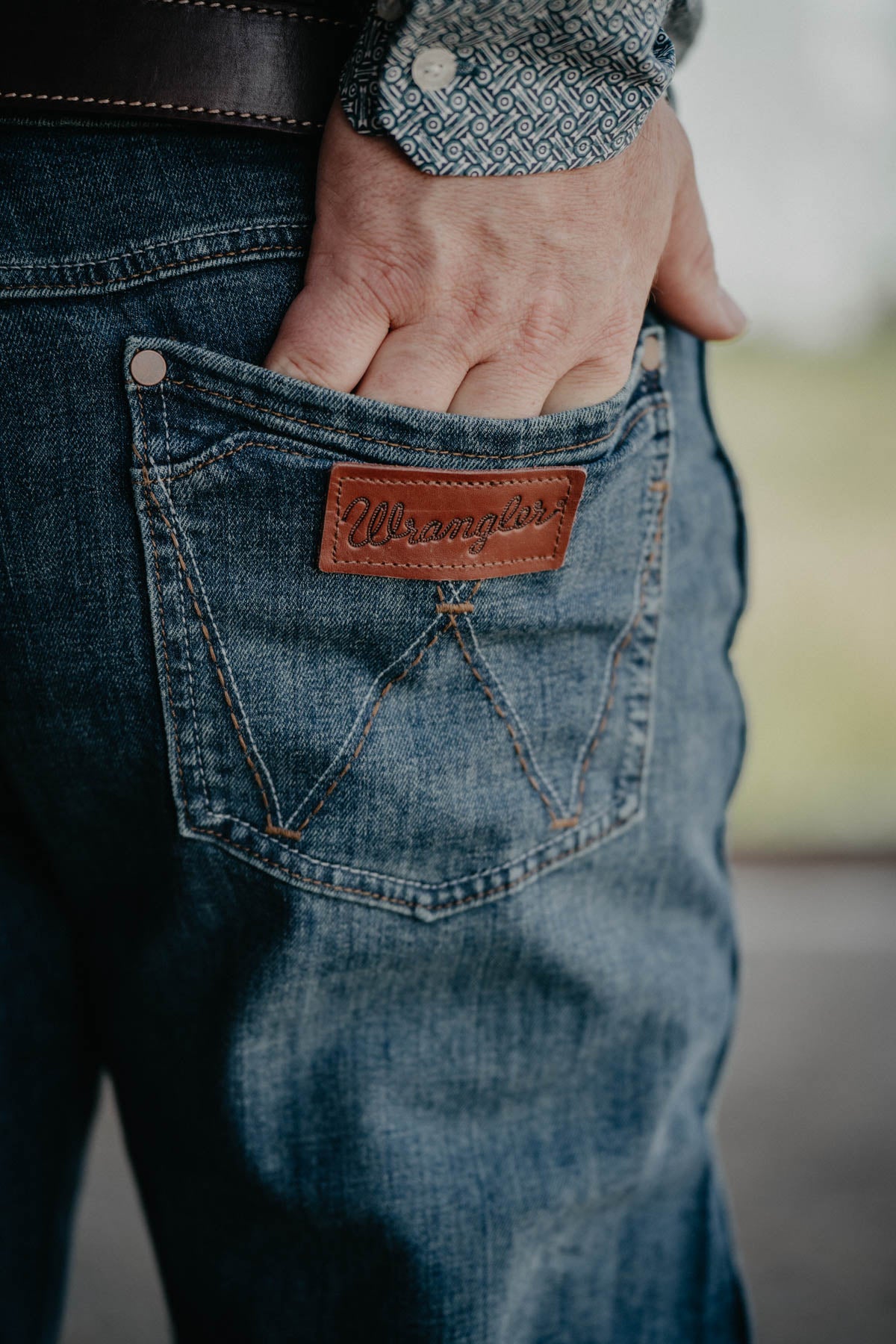 'Jedd' Men's Retro Wrangler Slim Straight Leg Jeans