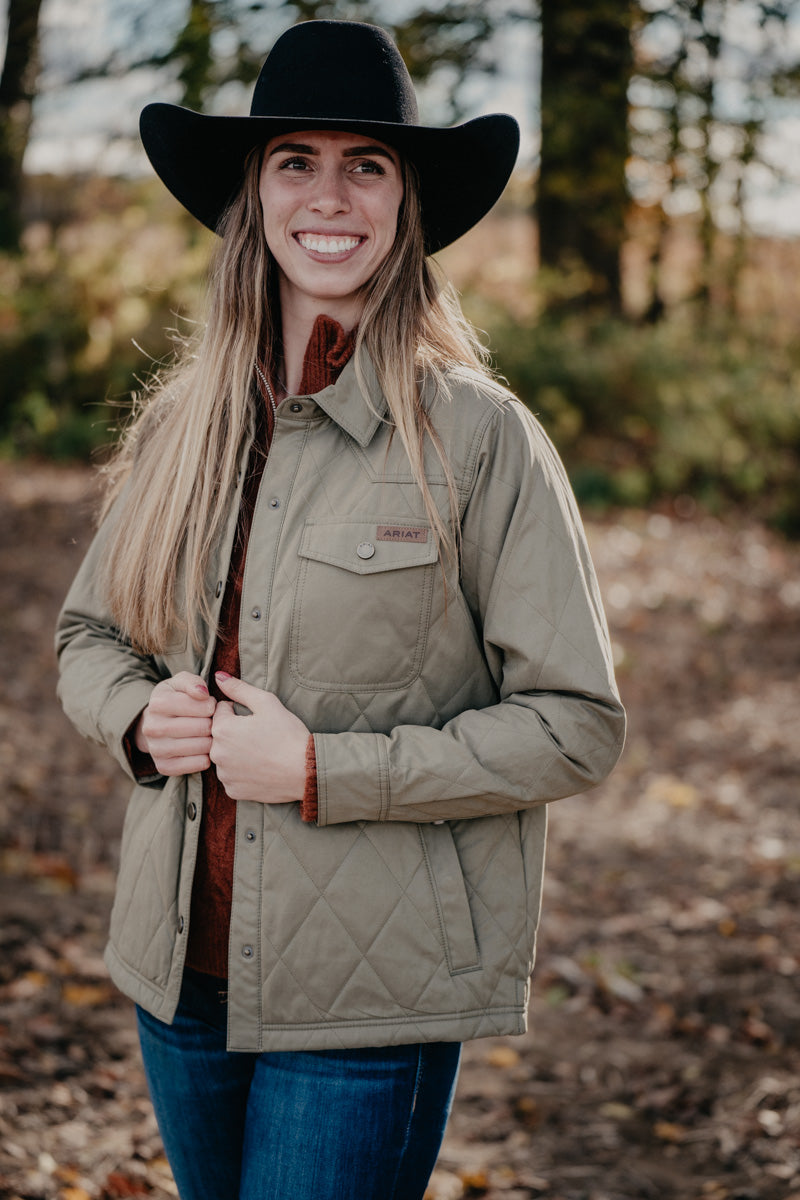 'Grizzly Quilted' Women's Barn Jacket by Ariat (XS-XXL)