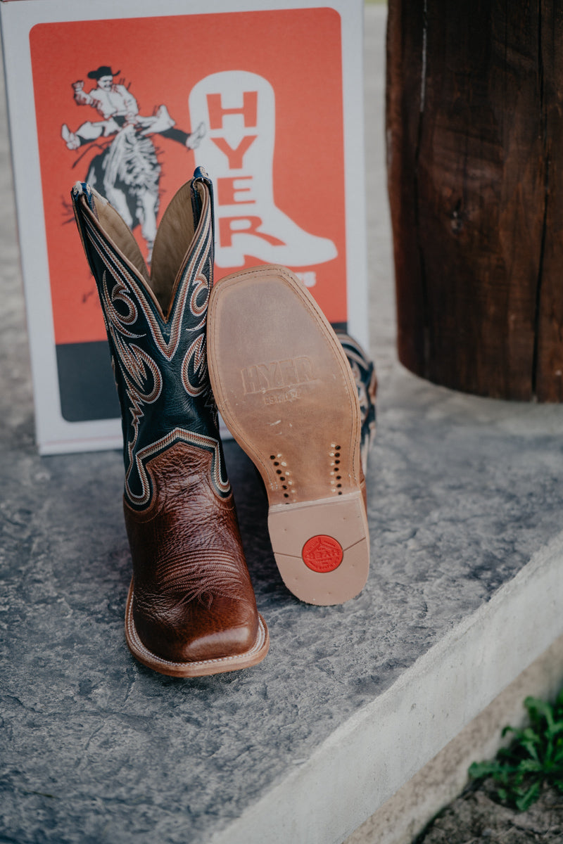 13" Hyer Men's Sawyer Brown Boot (Sizes 8-12, D/EE Widths)