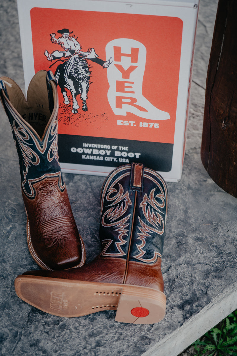 13" Hyer Men's Sawyer Brown Boot (Sizes 8-12, D/EE Widths)