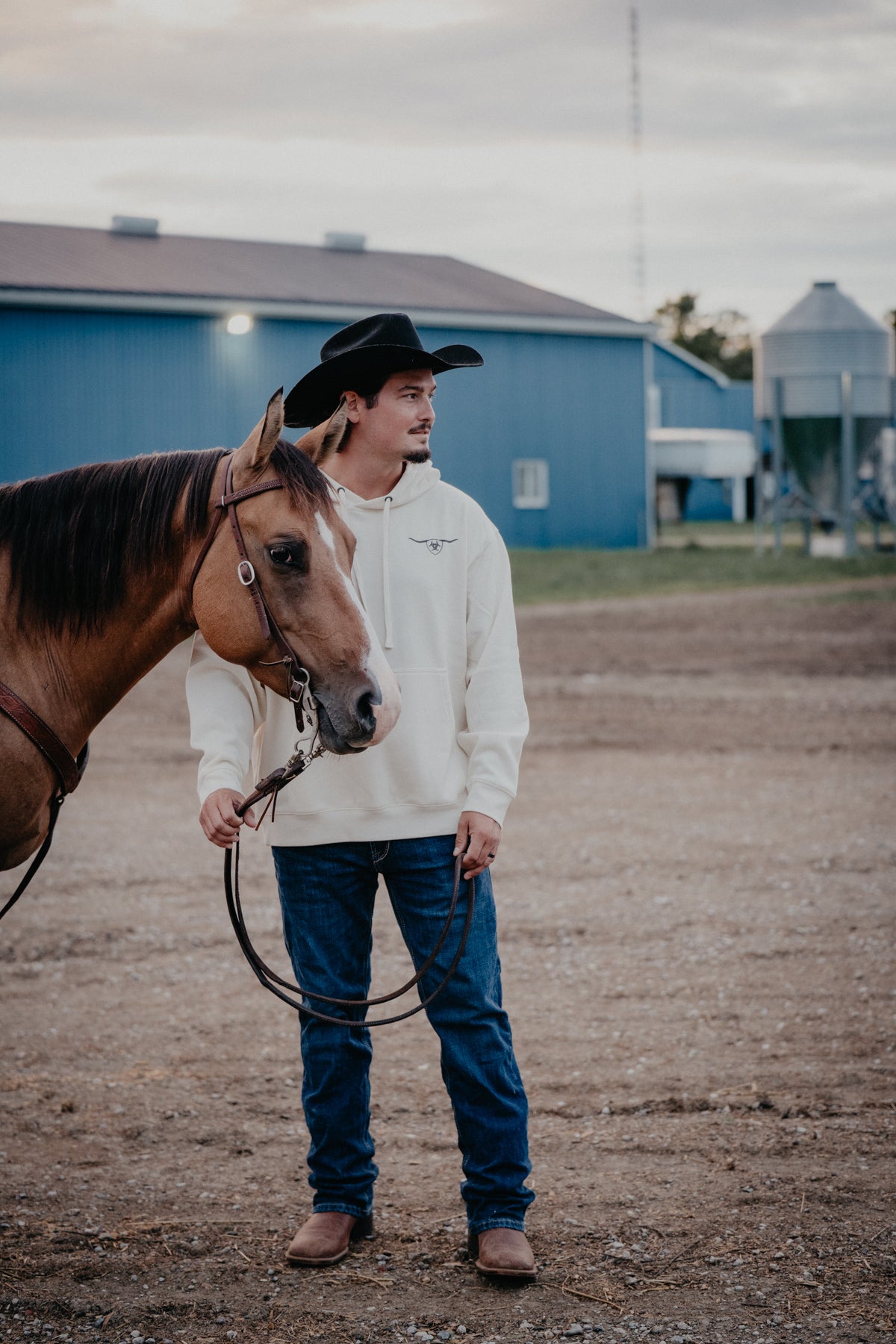 'Steerhead' Men's Ariat Shield Hoodie  (M-XXL)
